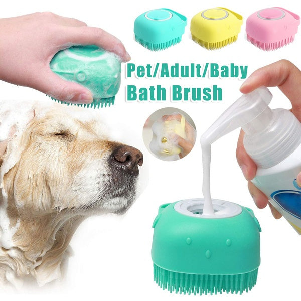 PawRoll Silicone Pet Spa Brush