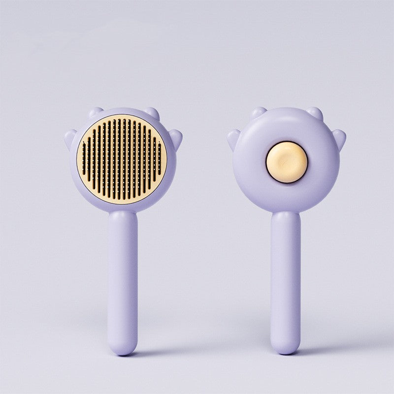 PawRoll Pet Magic Comb — Self-Cleaning Hair Removal Brush for Cats & Dogs
