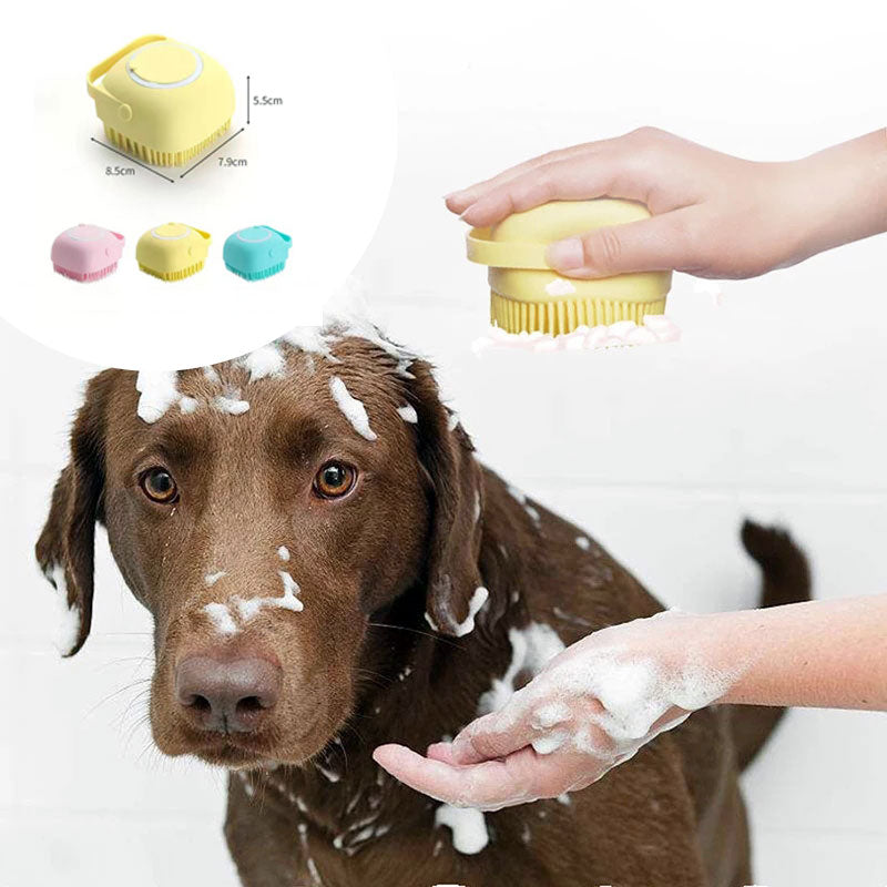 PawRoll Silicone Pet Spa Brush